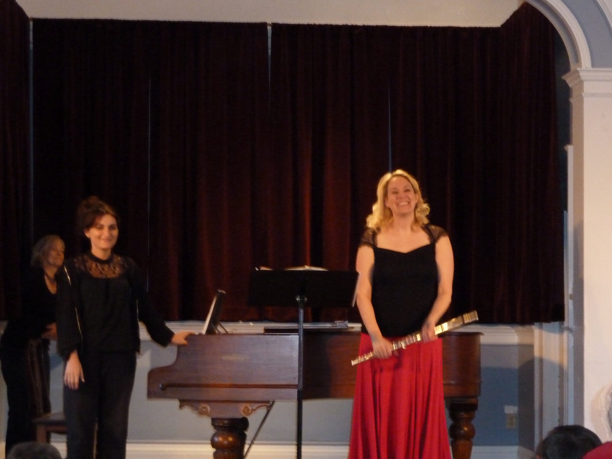 flutist Linda Chatterton and pianist Leeza Beryeva