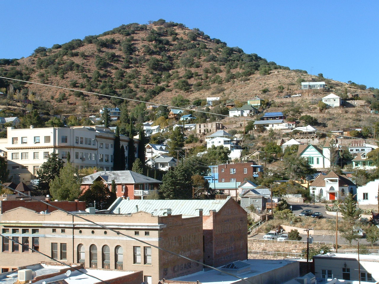 Old Bisbee from Highway 80