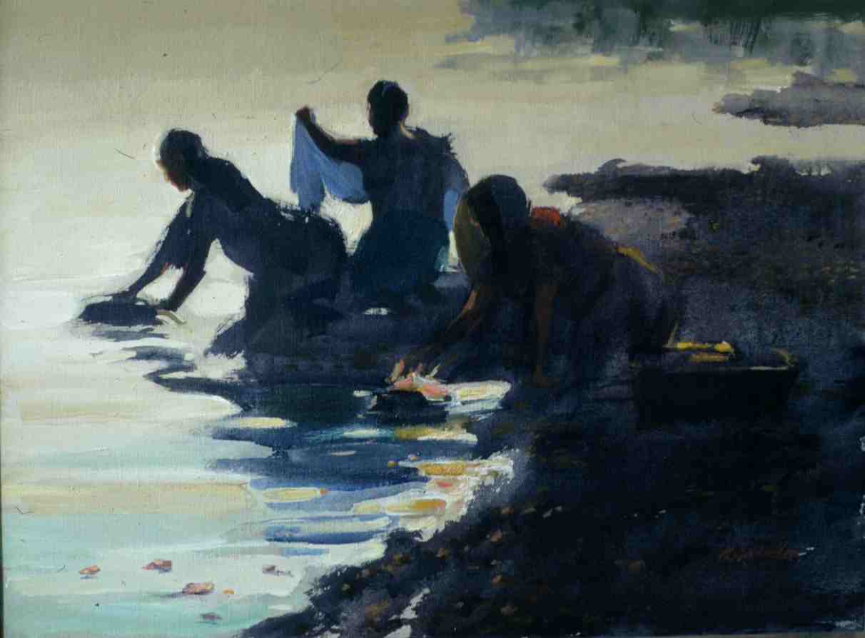 painting called By a Lake