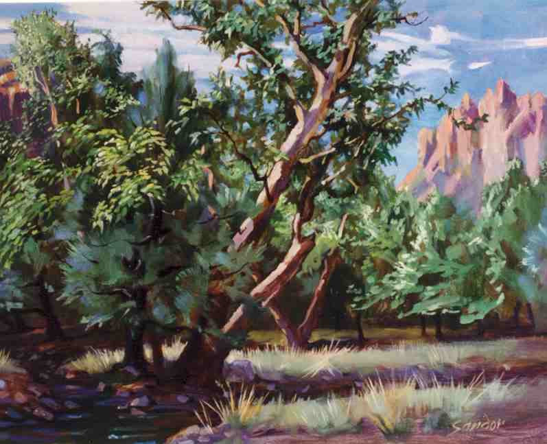 painting called Chiracahua Stream