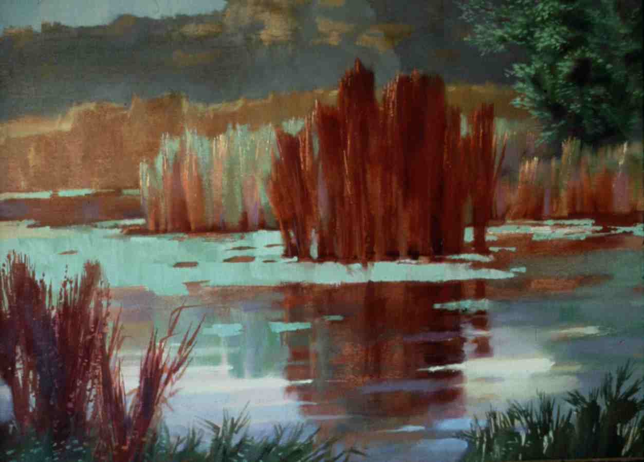 painting called Red Reeds