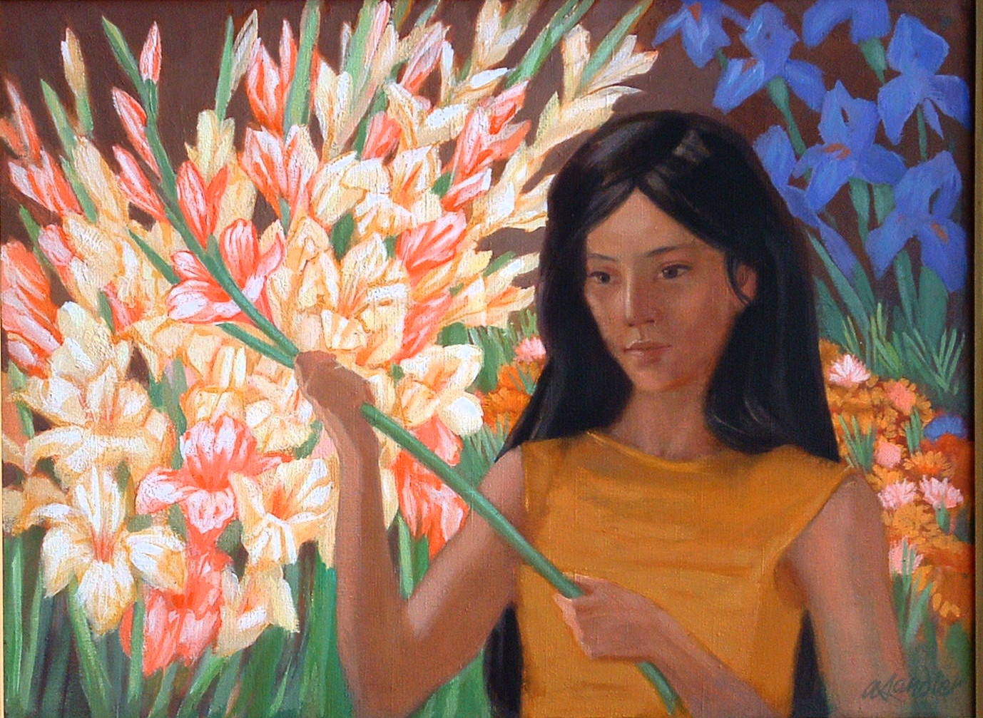 painting called Flower Girl