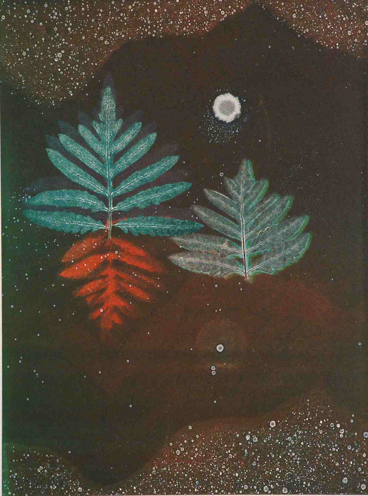 image of monotype Red Reflection